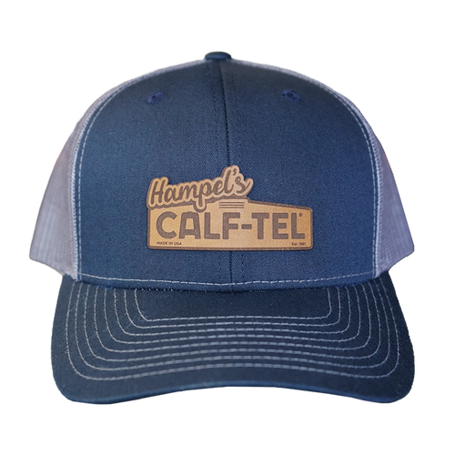 Calf-Tel Leather Patch Hat